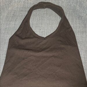 Black Halter Top